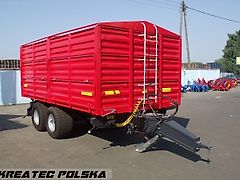 MCMS Landwirtschaftlicher Tandem-Kipper-Anhänger, Dreiseitenkipper PT3653N