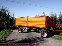 MCMS Landwirtschaftlicher zweiachsiger Kippanhänger  Dreiseitenkipper PD4753S