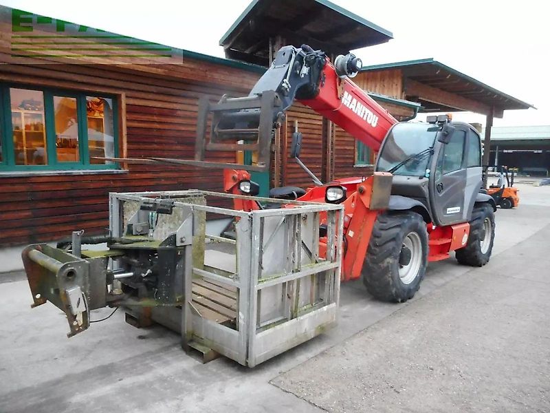 Manitou mt1440 ( 14m 4t ) arbeitskorb + gabel