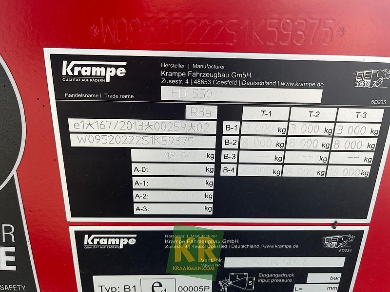 Krampe HD550 #687791