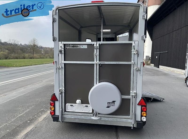 Ifor Williams Pferdeanhänger - HB506 mit Rampe- Türen Kombi