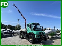 Mercedes-Benz Unimog U318 mit Kran, Forst , 7500 kg, Traumfahrzeug , Finanzierung mgl.