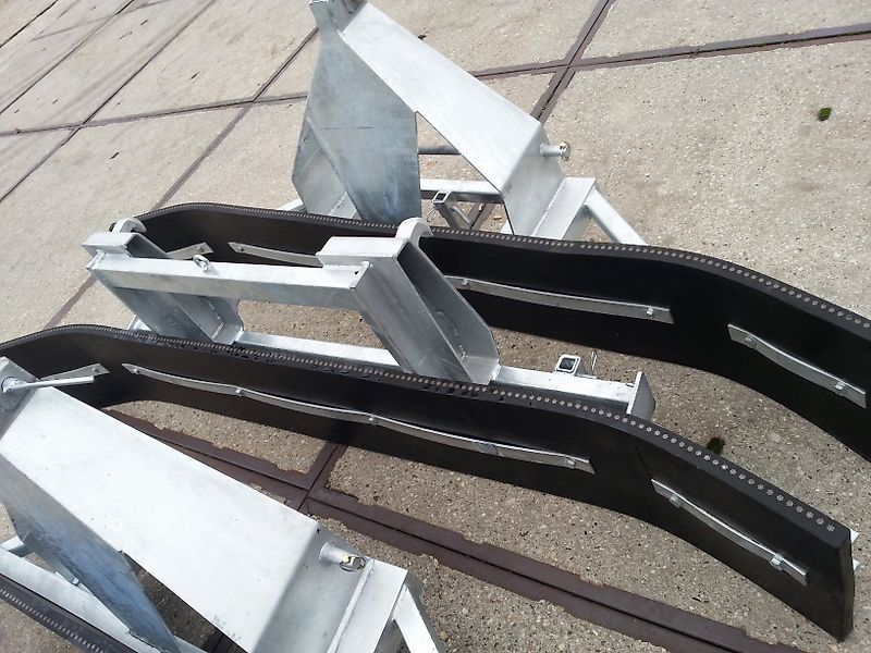 Wifo Rubberschuif Gummischieber verzinkt euro Mistschieber Gülleschieber