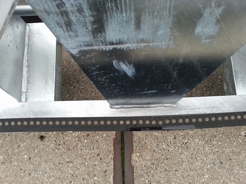 Wifo Rubberschuif Gummischieber verzinkt euro Mistschieber Gülleschieber