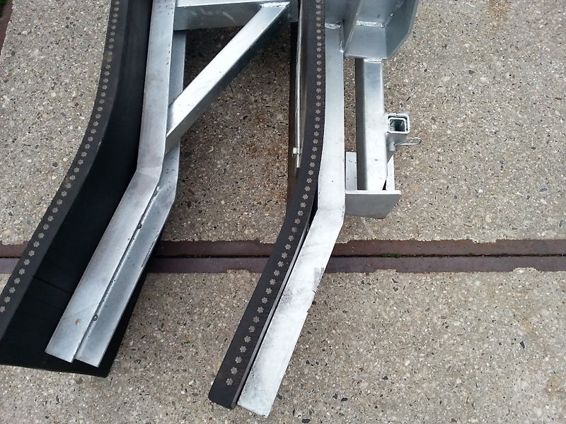 Wifo Rubberschuif Gummischieber verzinkt euro Mistschieber Gülleschieber