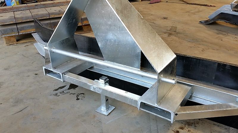 Wifo Rubberschuif Gummischieber verzinkt euro Mistschieber Gülleschieber