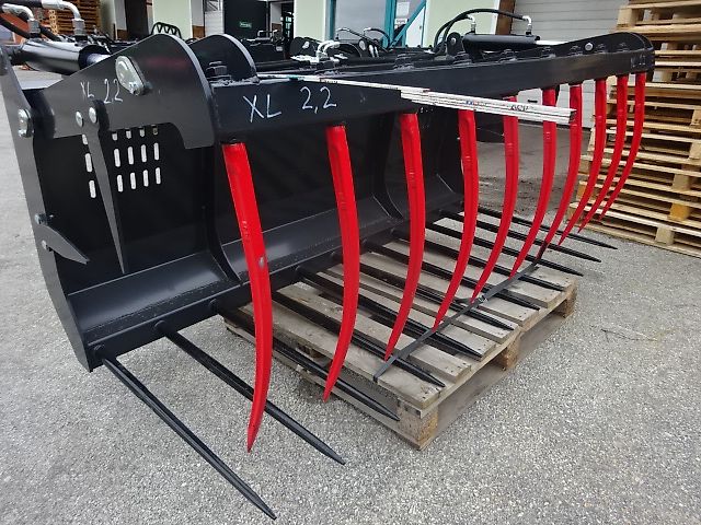 H L M - Silogreifgabel- Silogreifzange - Großvolumen- Maxi- XXL - 2,2 Meter - 2,4 Meter - 2,5 Meter XXL- Silogreifgabel Großvolumen- Silogreifgabel- XXL - 2,2 Meter - 2,4 Meter - 2,5 Meter
