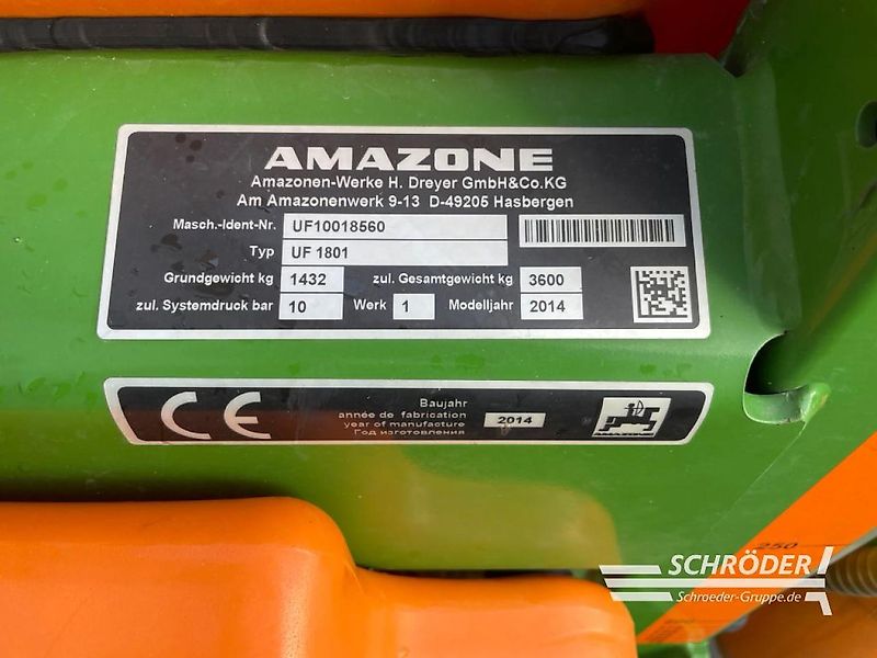 Amazone UF 1801 / FT 1001