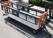 MS Dorse CETRATEK BL-18 2 Achs Ballenwagen mit beidsetiger Ballenladungssicherung