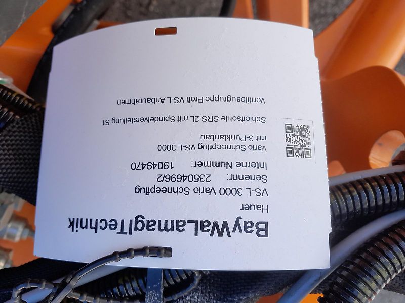 Hauer Varioschneepflug VS - L 3000