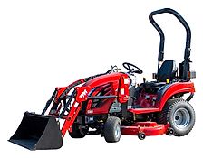 TYM T194 NH mit Frontlader und Mähwerk MM54