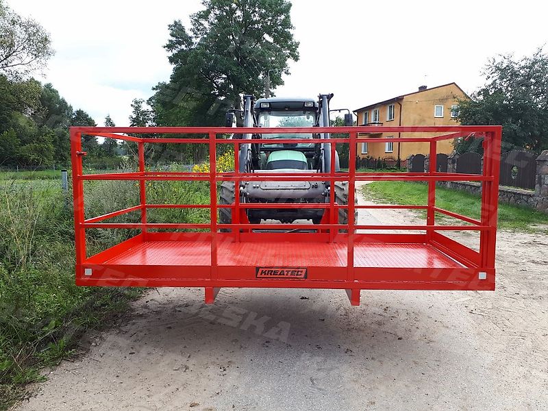 KREATEC Arbeitskorb, Arbeitsbühne 1,5m verzinkt