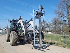 KREATEC Spaltenmixer mit Gewinde, hydr. Antrieb, Kanalrührgerät