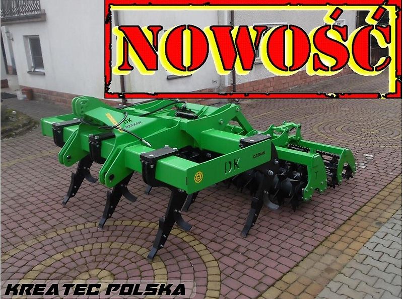 Dziekan Mulchmeißelpflüg CENTAUR PDBC25F2Z2.mit doppelt gewellter Rohrzahnwalze zum Mulchen vorne 530, hinten 460, mit doppelt gezahnter Saitenwelle