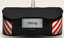 Kaber tractor weights 1300kg