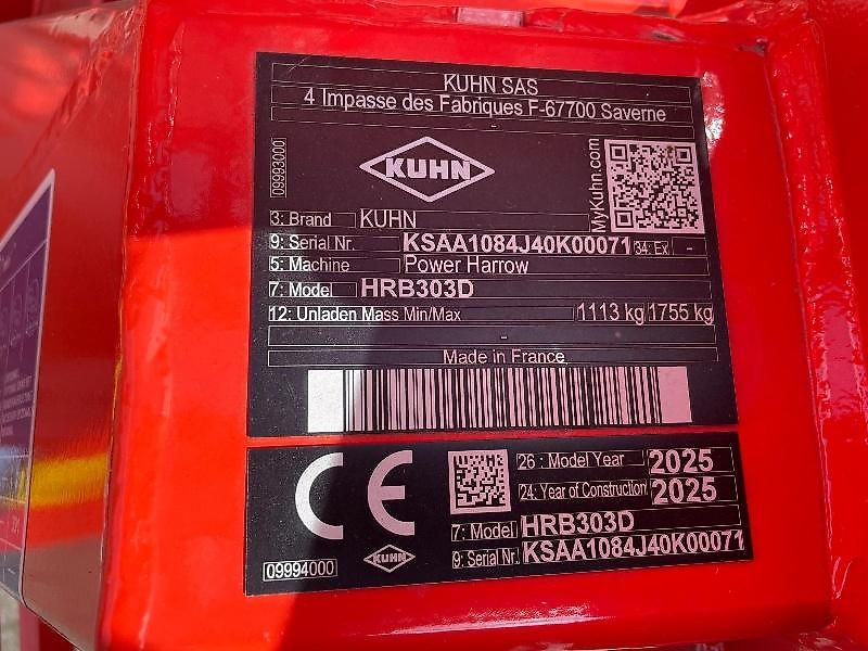 Kuhn HRB 303 D