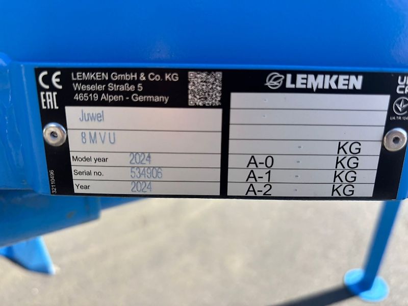 Lemken Juwel 8 M V U 5 L 100