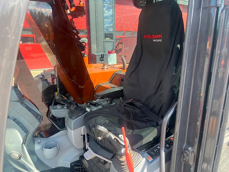 Hitachi ZX 85 US / Engcon, Pihdit, Rasvari, Kauha