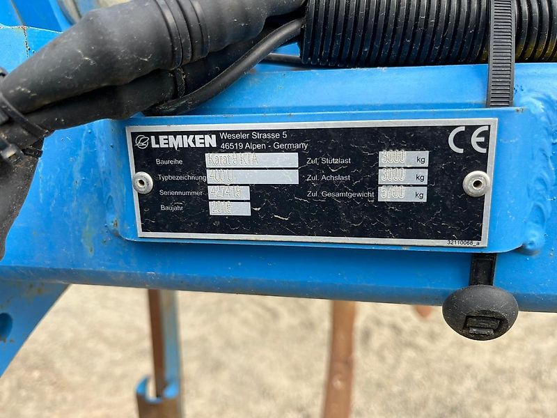 Lemken KARAT 9 KTA / 400U - 2016 YEAR