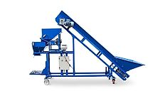 ROLMET Absackwaage für Kartoffeln, Karotten, Zwiebeln  WE-1 / Wagopakowarka do pakowania warzyw /  Máquina de pesaje y envasado WE-1