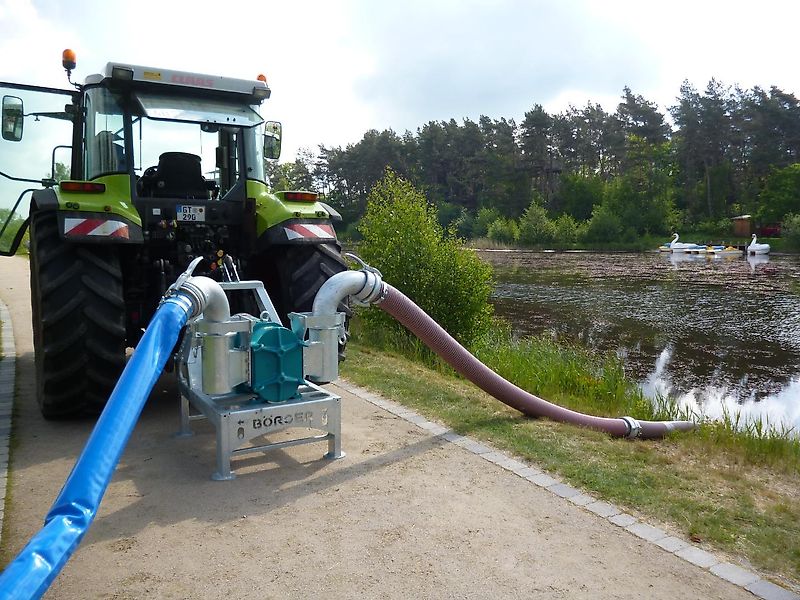 Börger Drehkolbenpumpe CL520, FL518, FL776, FL1036 auf Dreipunktbock