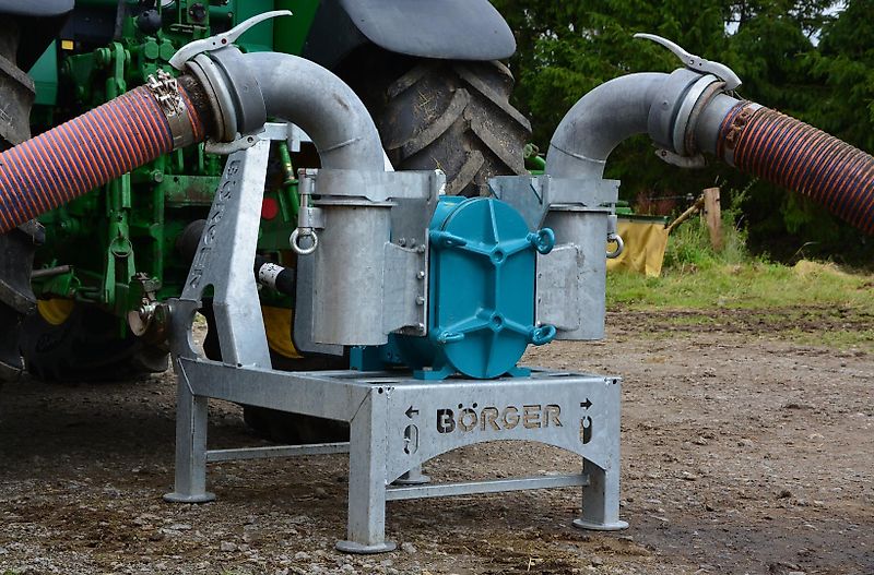 Börger Drehkolbenpumpe CL520, FL518, FL776, FL1036 auf Dreipunktbock