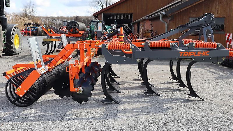 AgroXX TRIPLE-XC 3.0-10 ZINKEN GEFEDERT -- MULCHGRUBBER PREMIUM MIT DACHRINGWALZE--