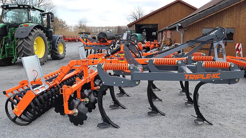 AgroXX TRIPLE-XC 3.0-10 ZINKEN GEFEDERT -- MULCHGRUBBER PREMIUM MIT DACHRINGWALZE--
