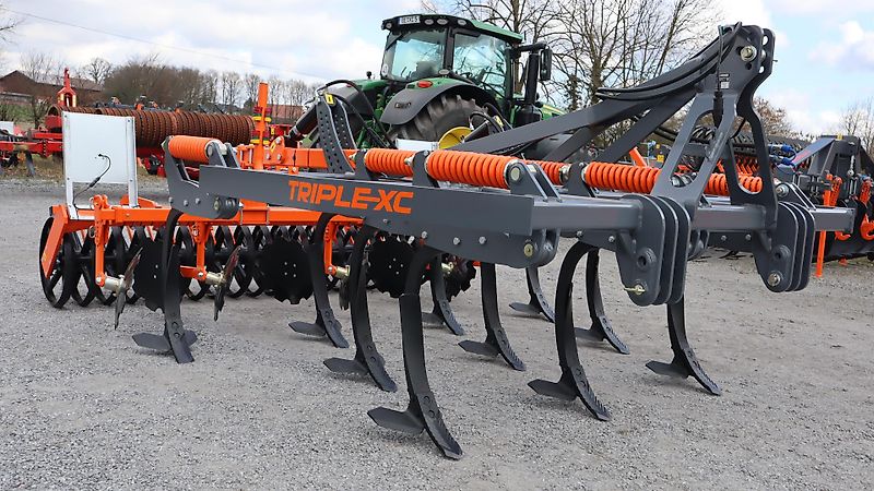 AgroXX TRIPLE-XC 3.0-10 ZINKEN GEFEDERT -- MULCHGRUBBER PREMIUM MIT DACHRINGWALZE--