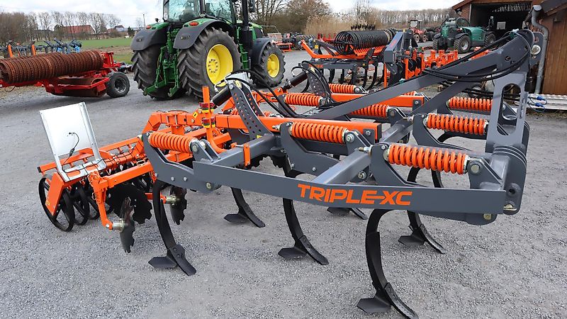 AgroXX TRIPLE-XC 3.0-10 ZINKEN GEFEDERT -- MULCHGRUBBER PREMIUM MIT DACHRINGWALZE--