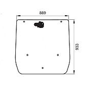 Case SZYBA TYLNA CASE NEW HOLLAND STEYR  84327955