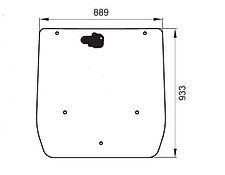 Case SZYBA TYLNA CASE NEW HOLLAND STEYR 84327955 Case SZYBA TYLNA CASE NEW HOLLAND STEYR 84327955