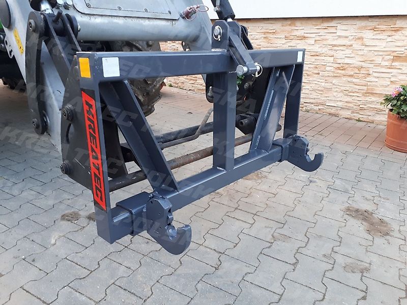 KREATEC Adapter Euro-Dreipunkt mit CBM Haken kat 2, starr