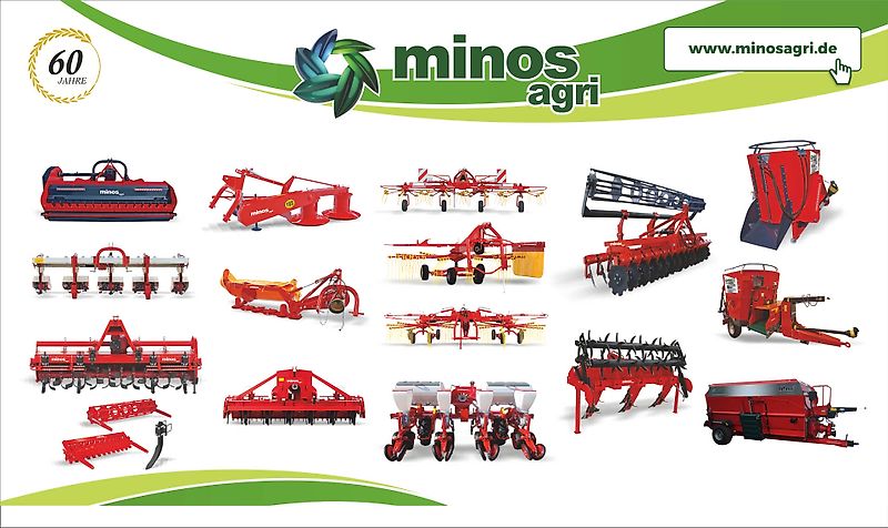 Minos Agri Kurzscheibenegge 3m YDTM 20 **NEU**