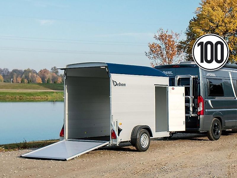 Debon Kofferanhänger C300 148x295cm H:190cm 1,3t|Alu|Polybug|Tür