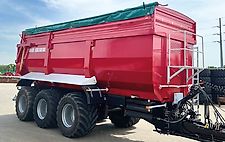 Kobzarenko Muldenkipper TSP-39 *Neu* mit Lenkachsen, 25,5 m³, 35,5 m³ mit Aufsatzbordwände